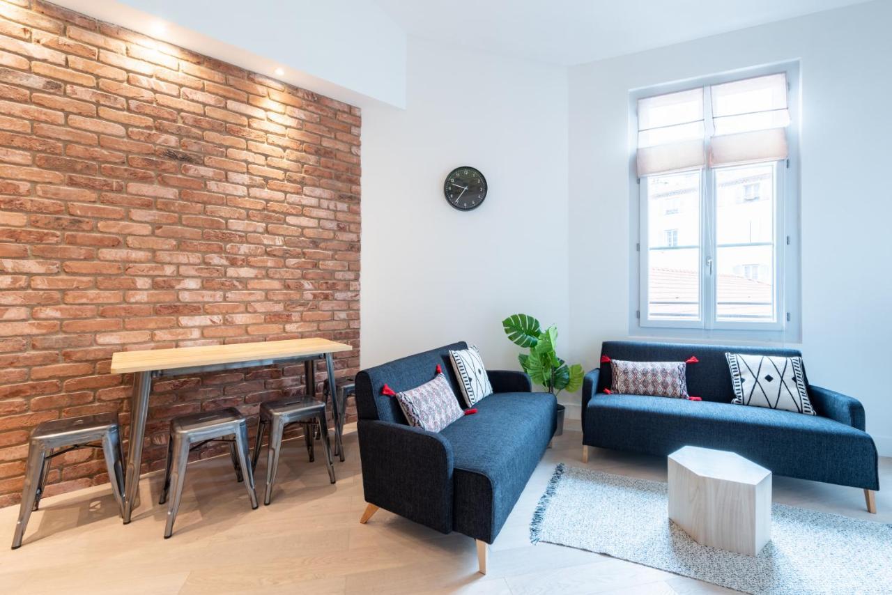 Smartbnb - 2 Pieces Moderne - Mezzanine - Emplacement Central Apartment Nice Luaran gambar